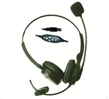 AR-12 Binaural Headset with USB QD